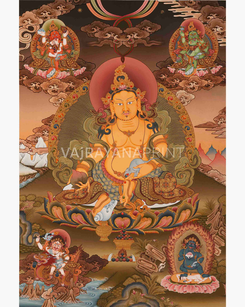 Jambhala Thangka Print