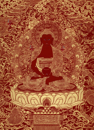 red amida buddha