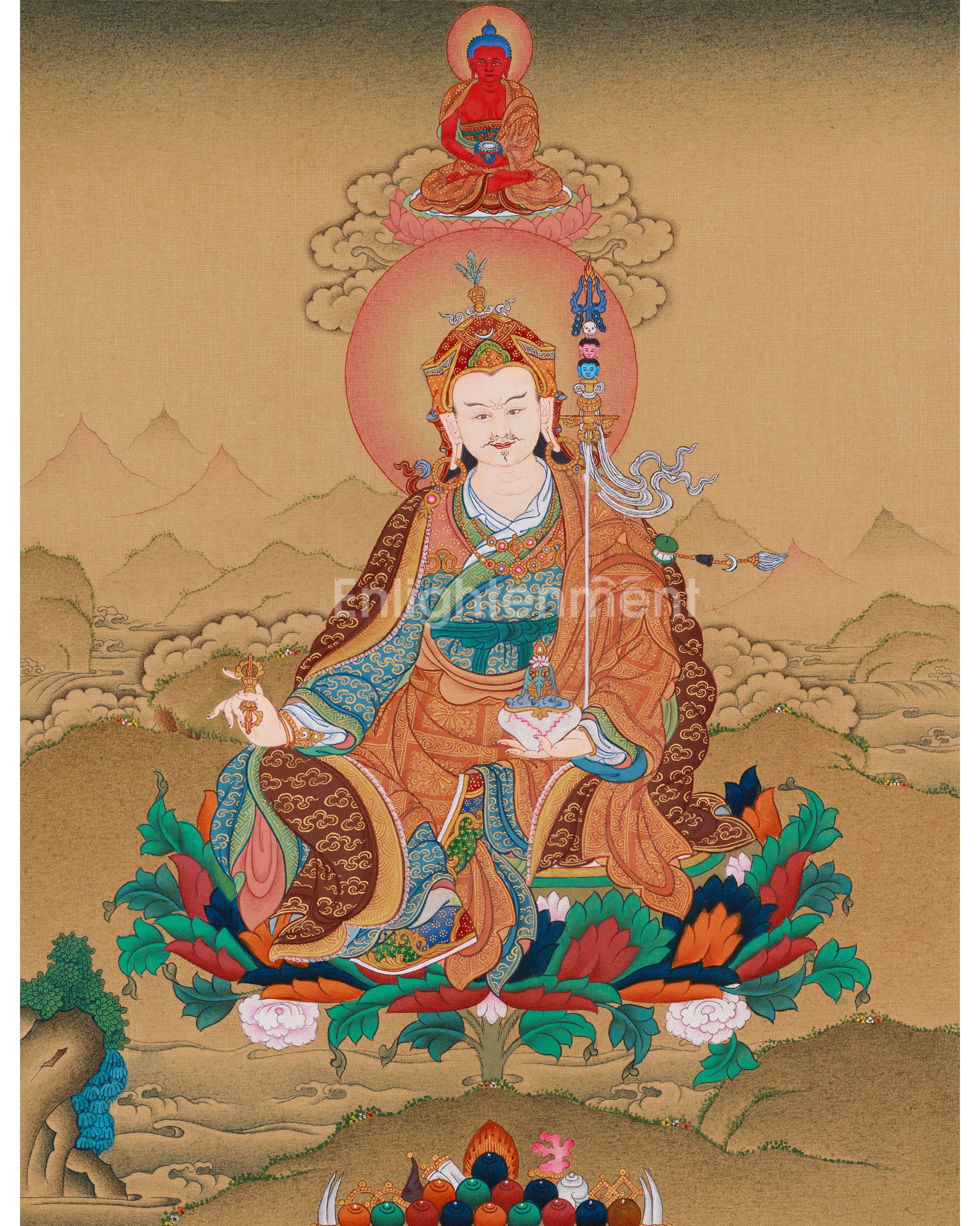 guru-rinpoche-with-amitabha