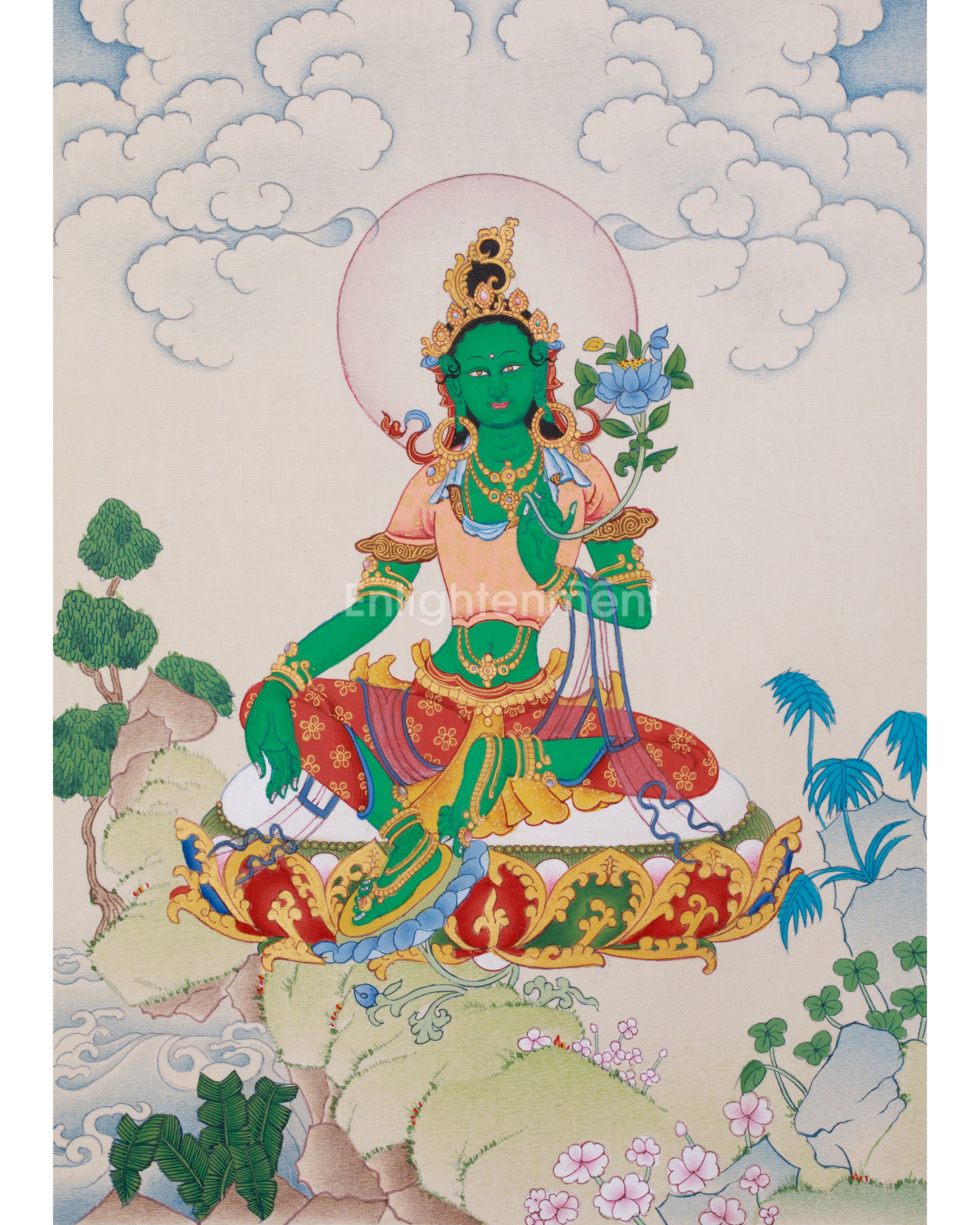 savior-green-tara-thangka