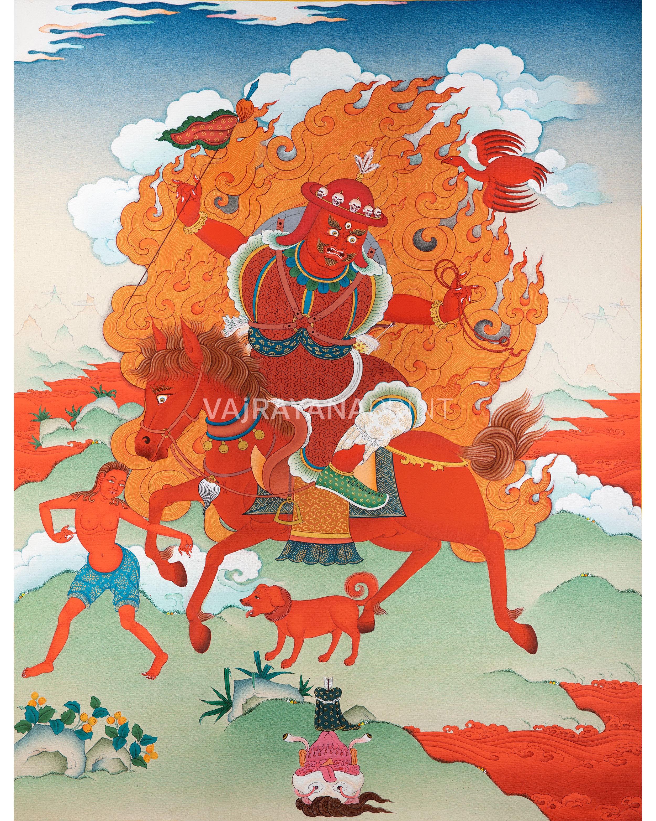 Sonrig Chegha Thangka Print