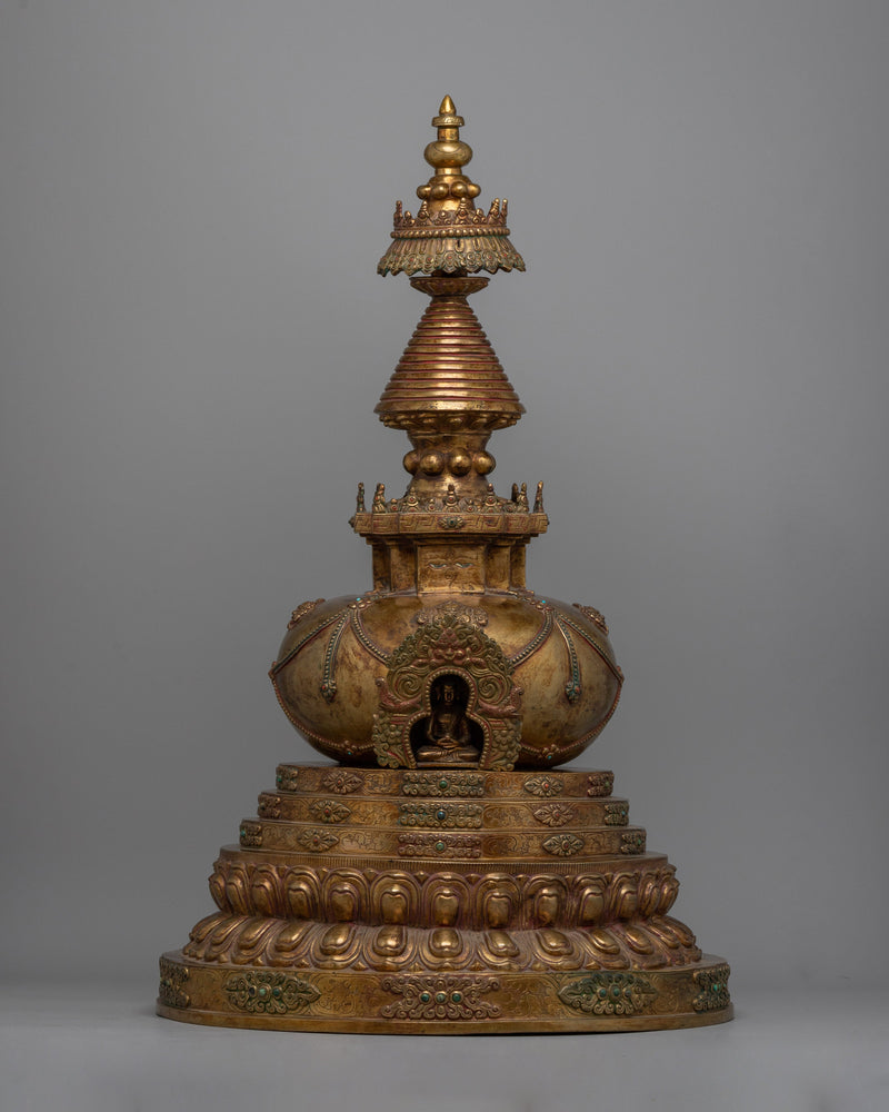 Buddhist Stupa Statue