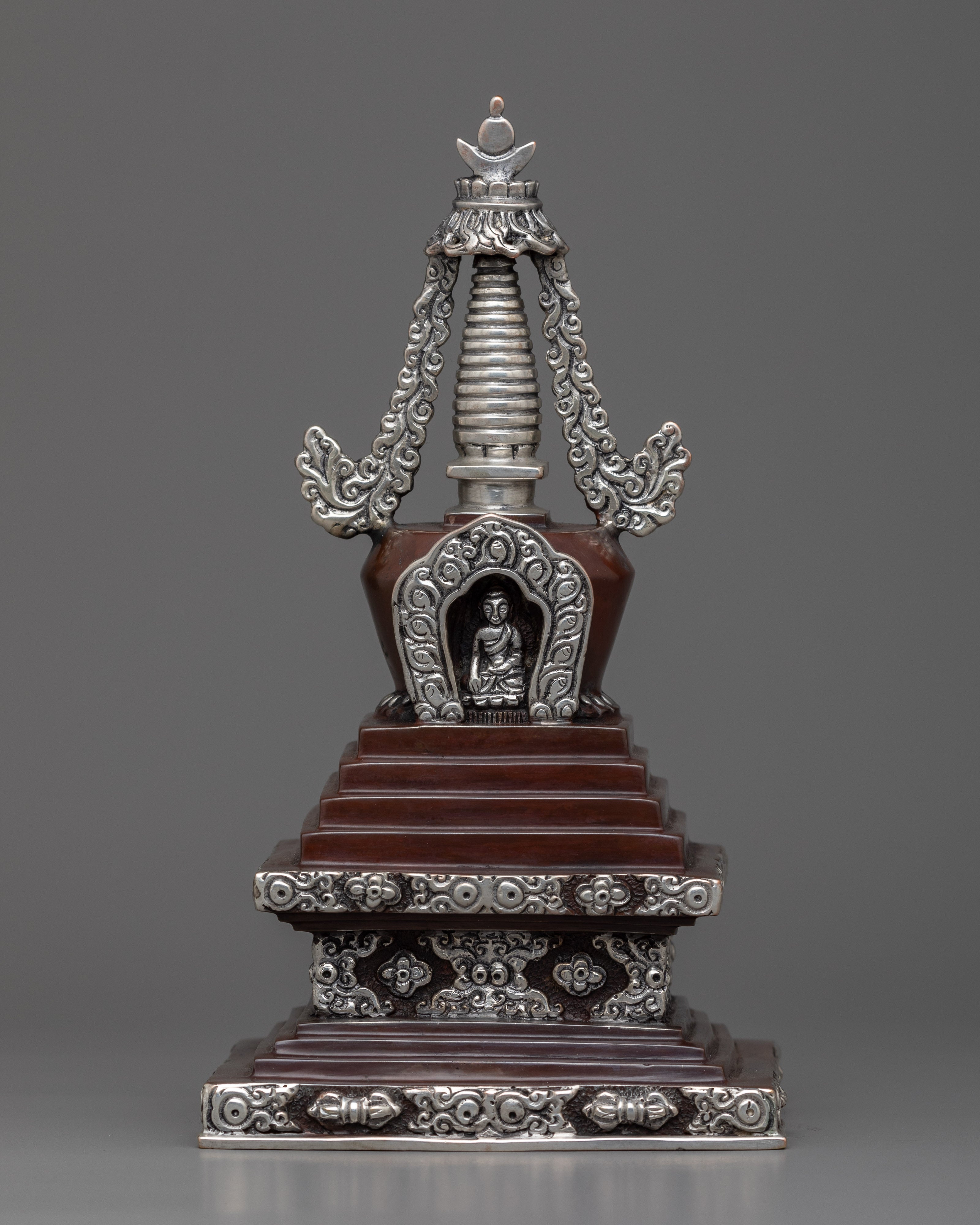 Handmade Copper Stupa