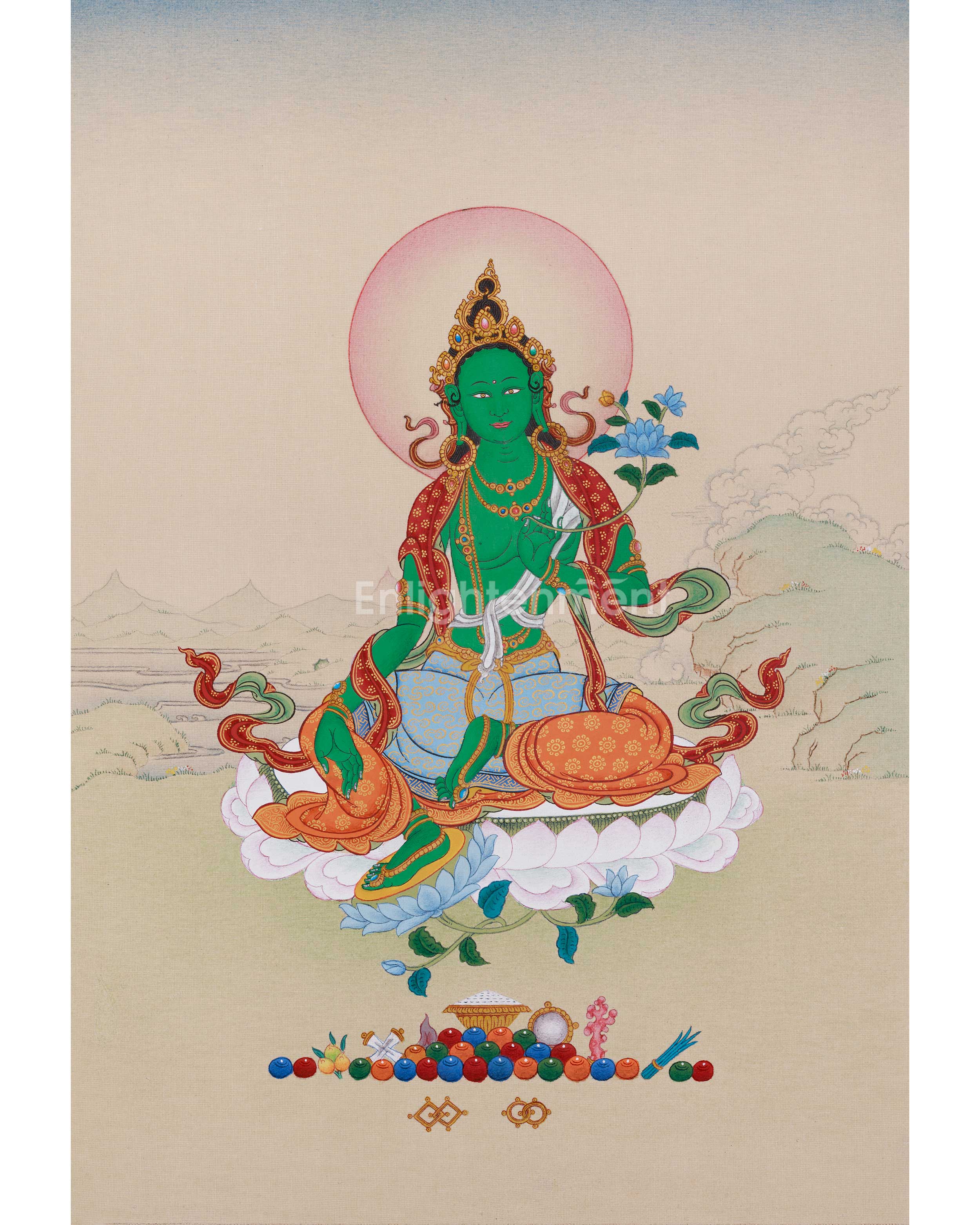 supreme-mother-green-tara-painting