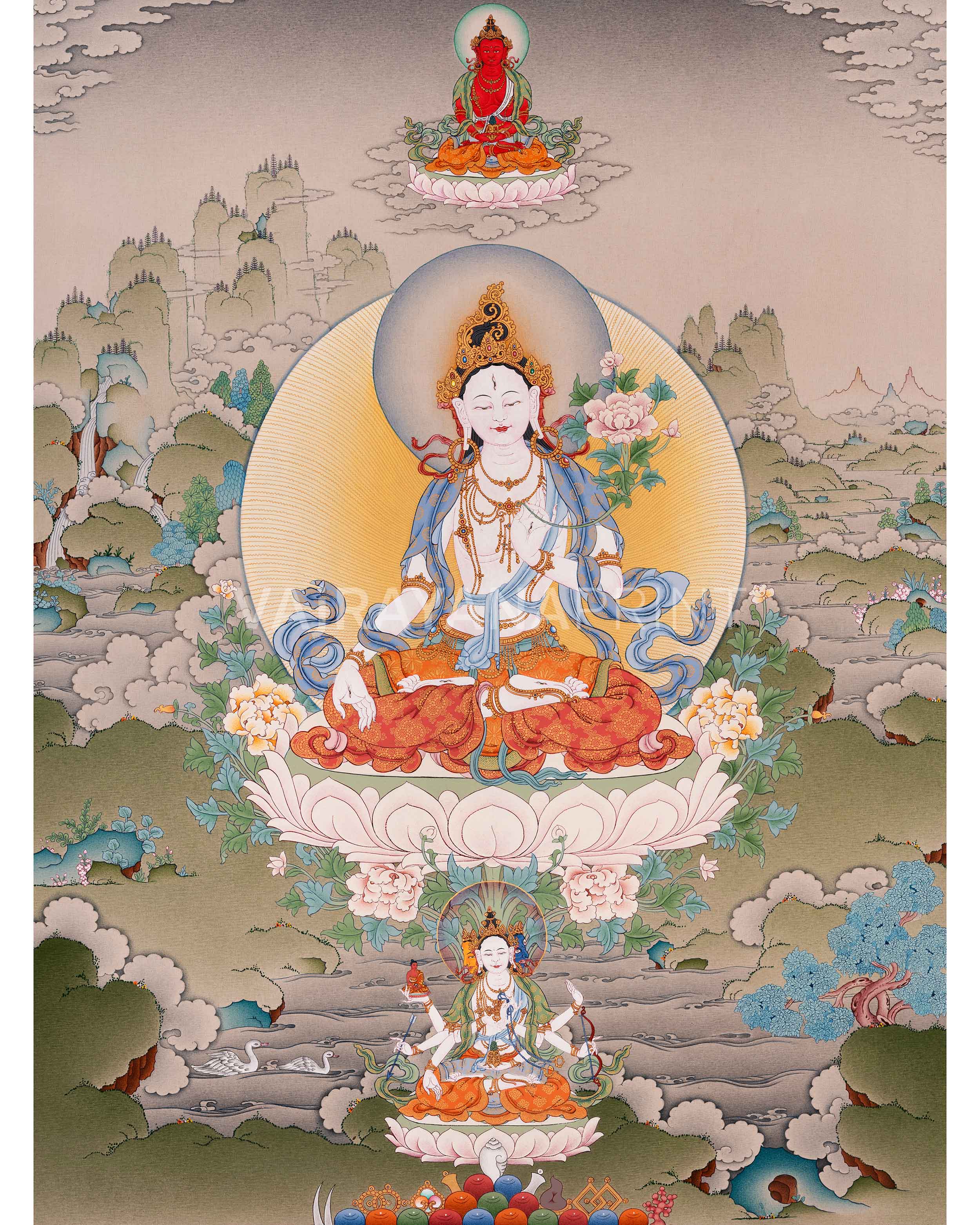 thangka-print-of-white-tara