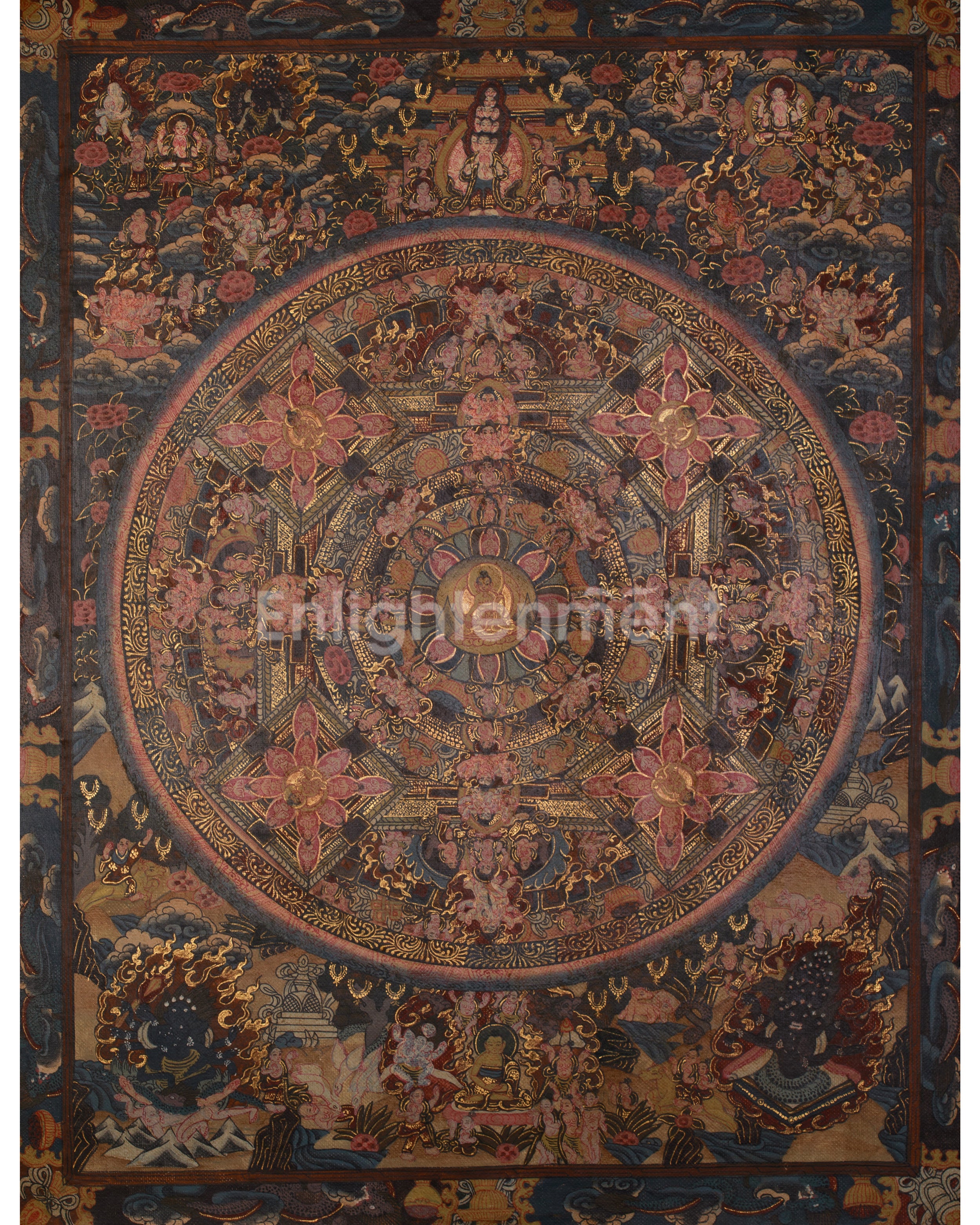 the vintage-buddha-mandala