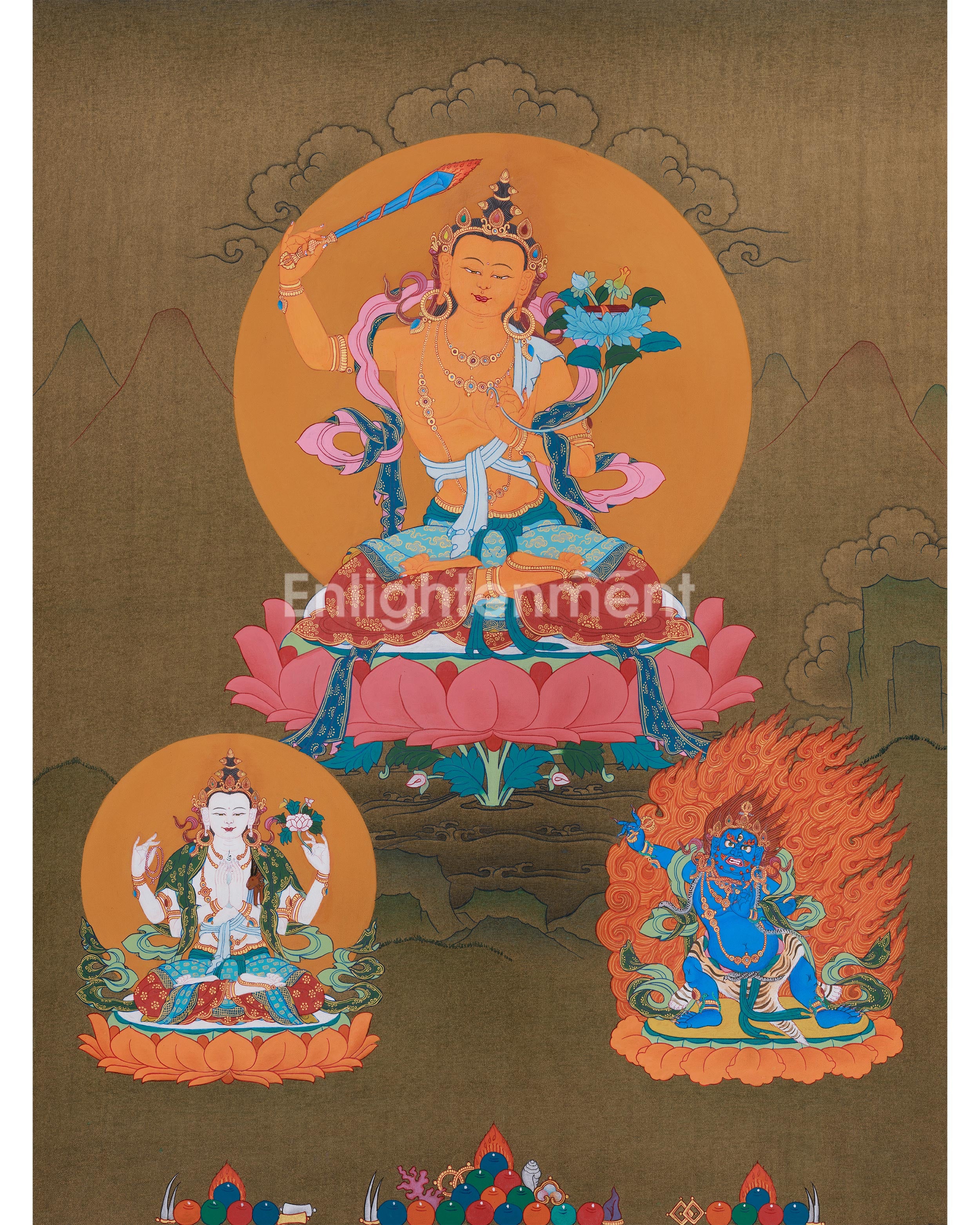 three-tibetan-bodhisattvas