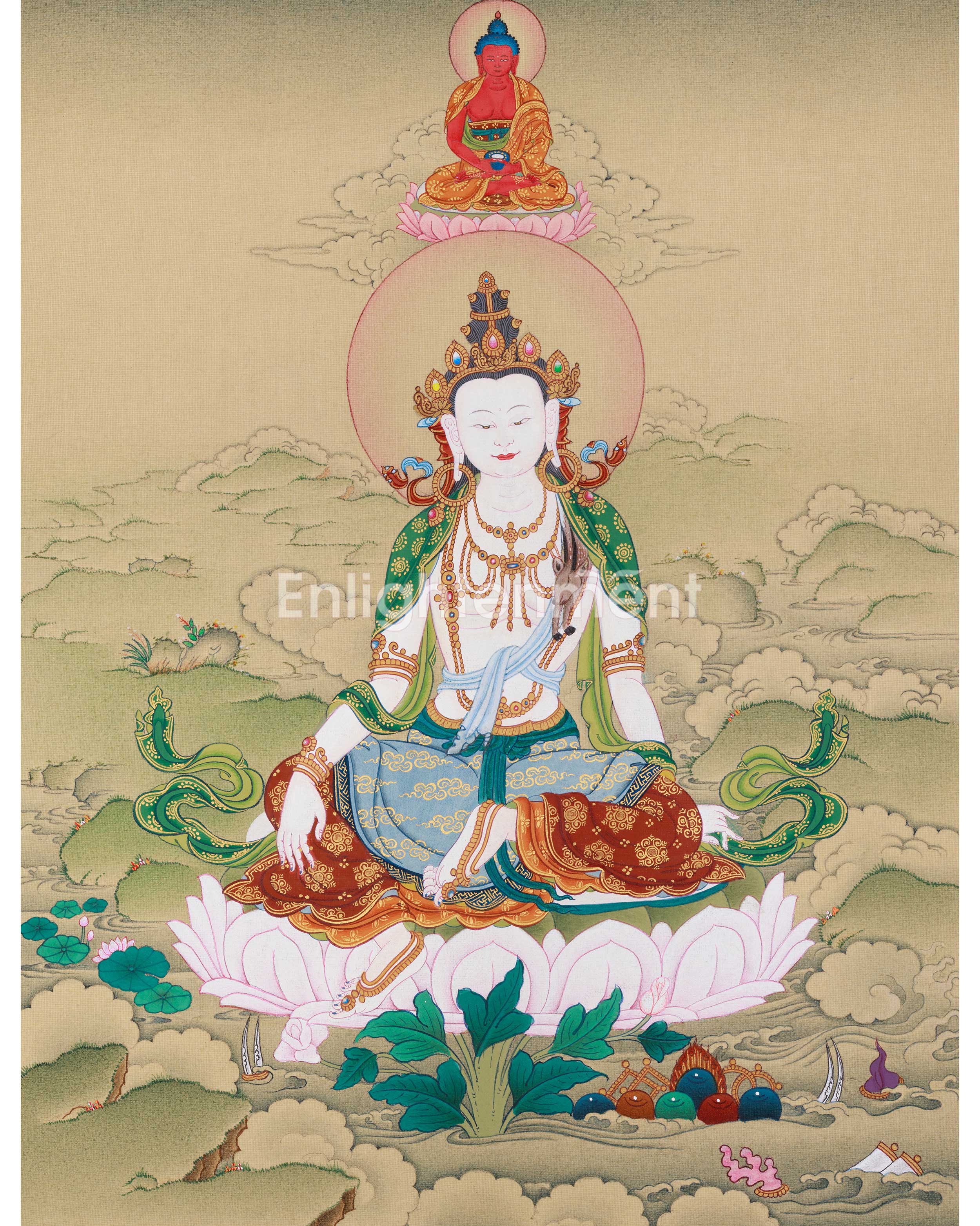 two-armed-chenrezig-with-amitabha