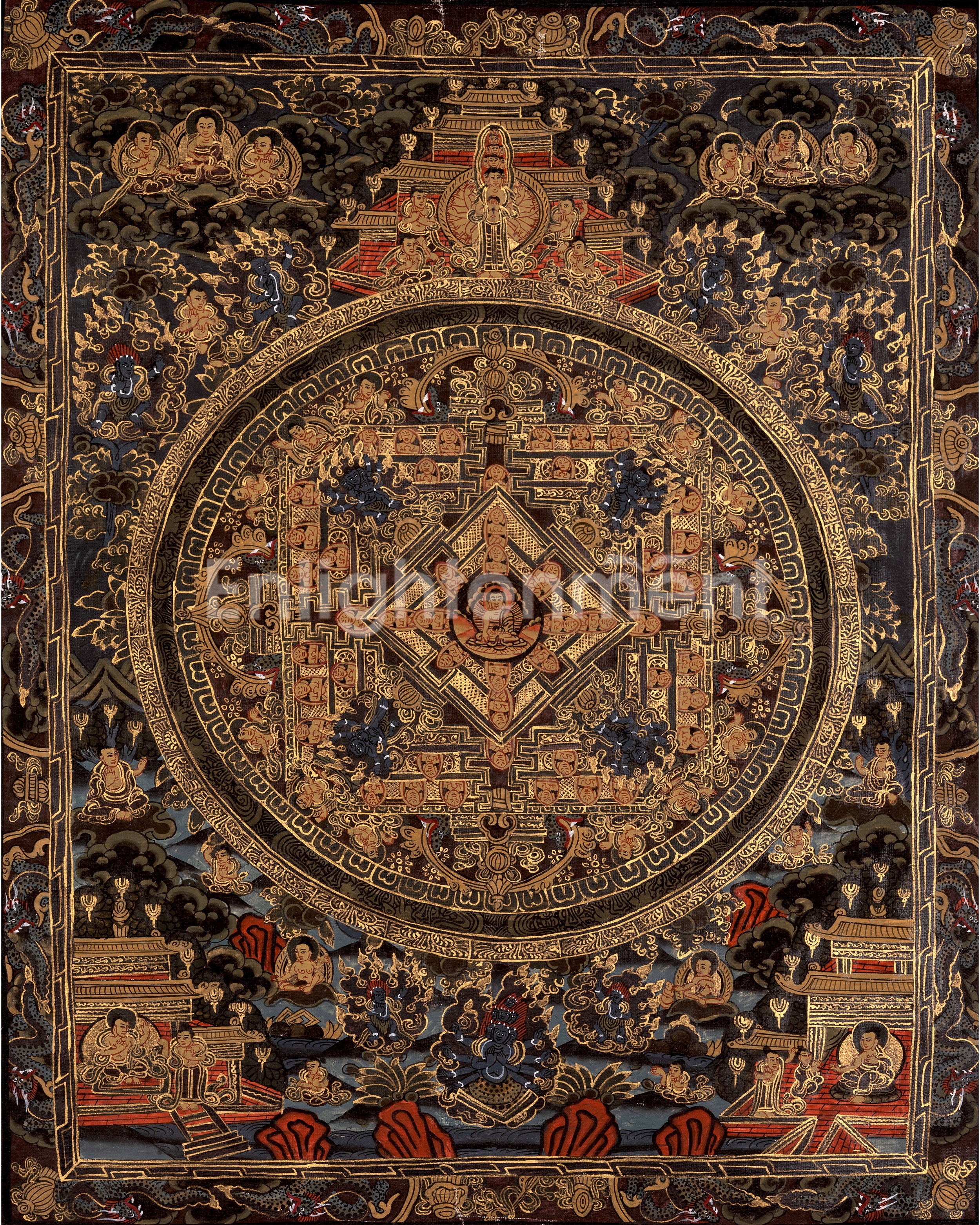 vintage-shakyamuni-buddha-mandala