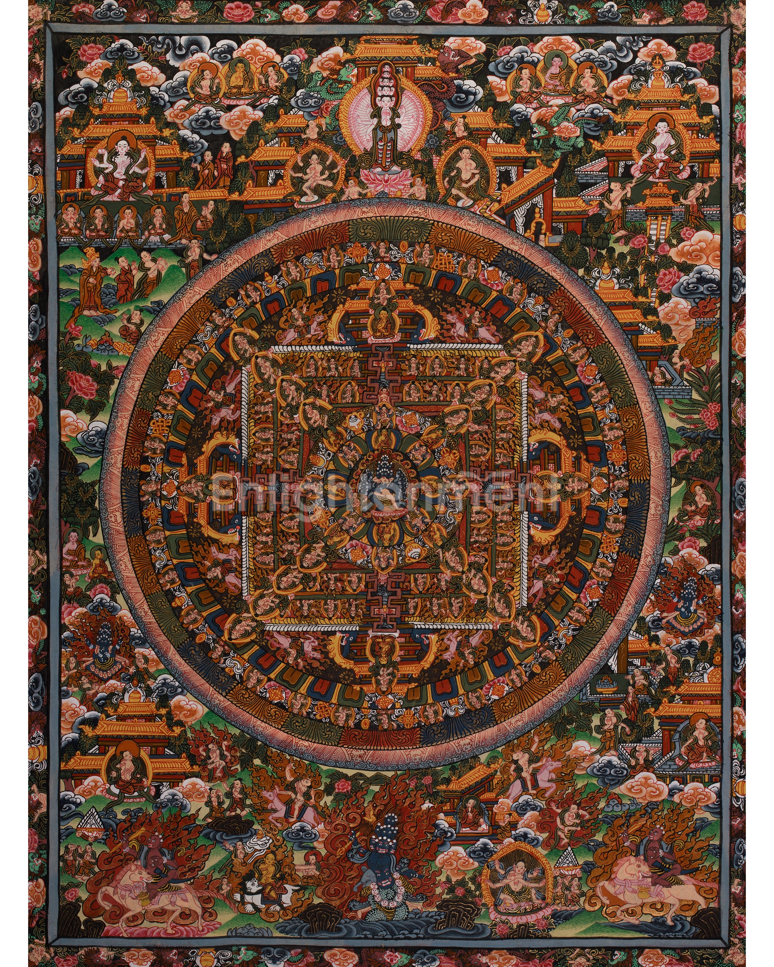 vintage-yamantaka mandala arts