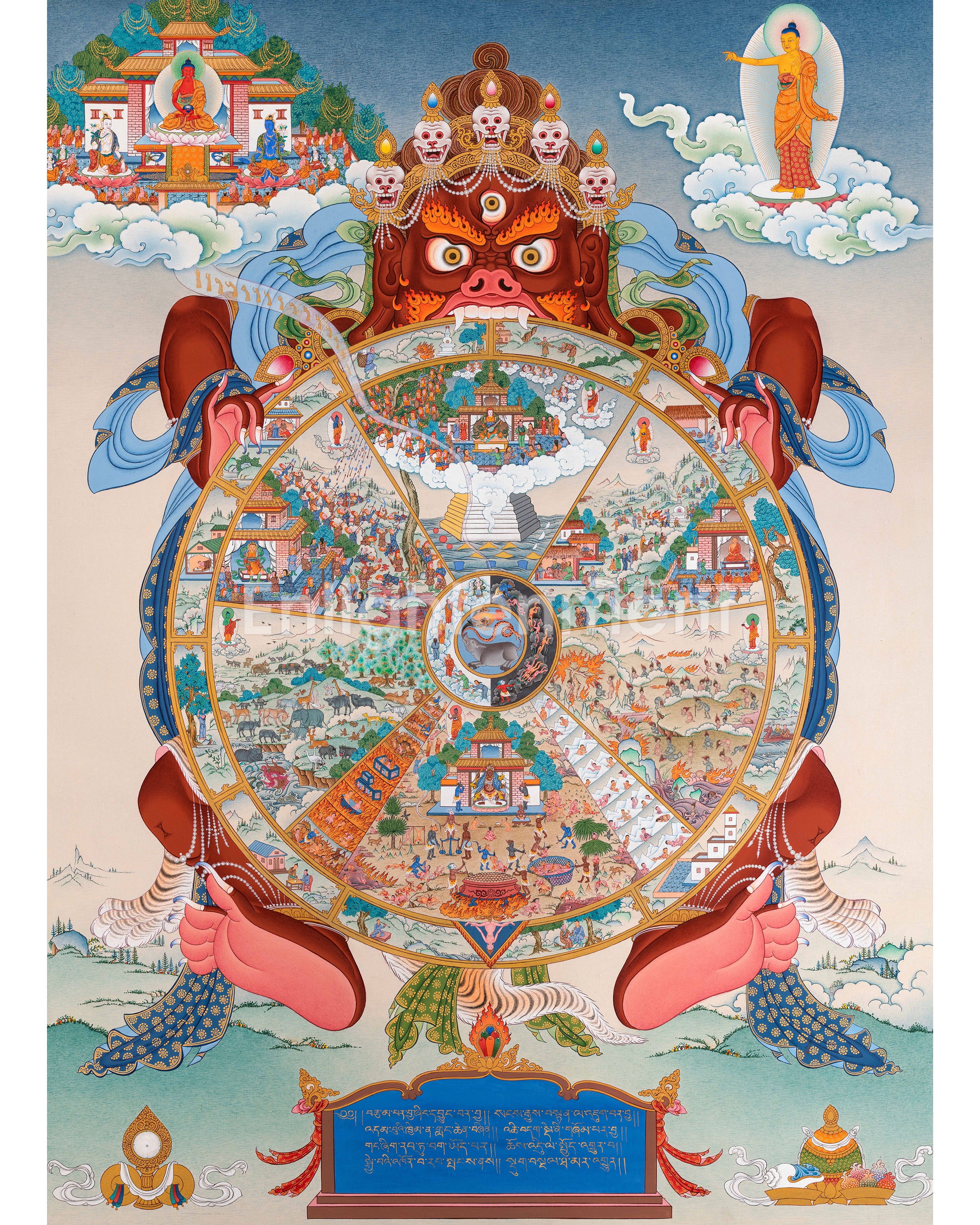wheel of life print