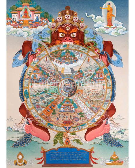 wheel of life print