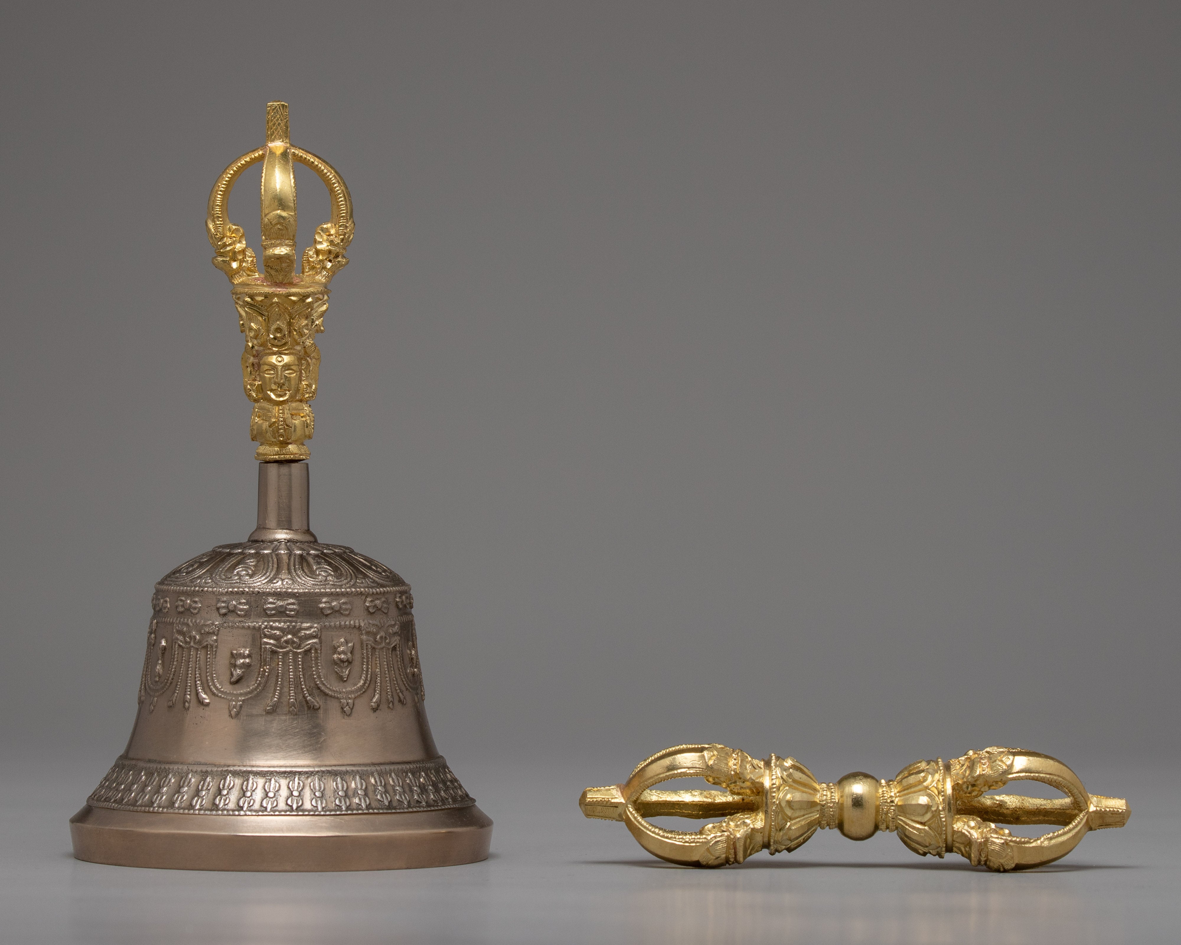Vajra And Bell | Buddhist Room Decor | Ritual Objects