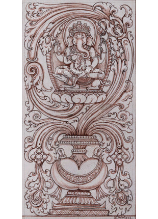 High-Quality Print For Ganesha Mantra 