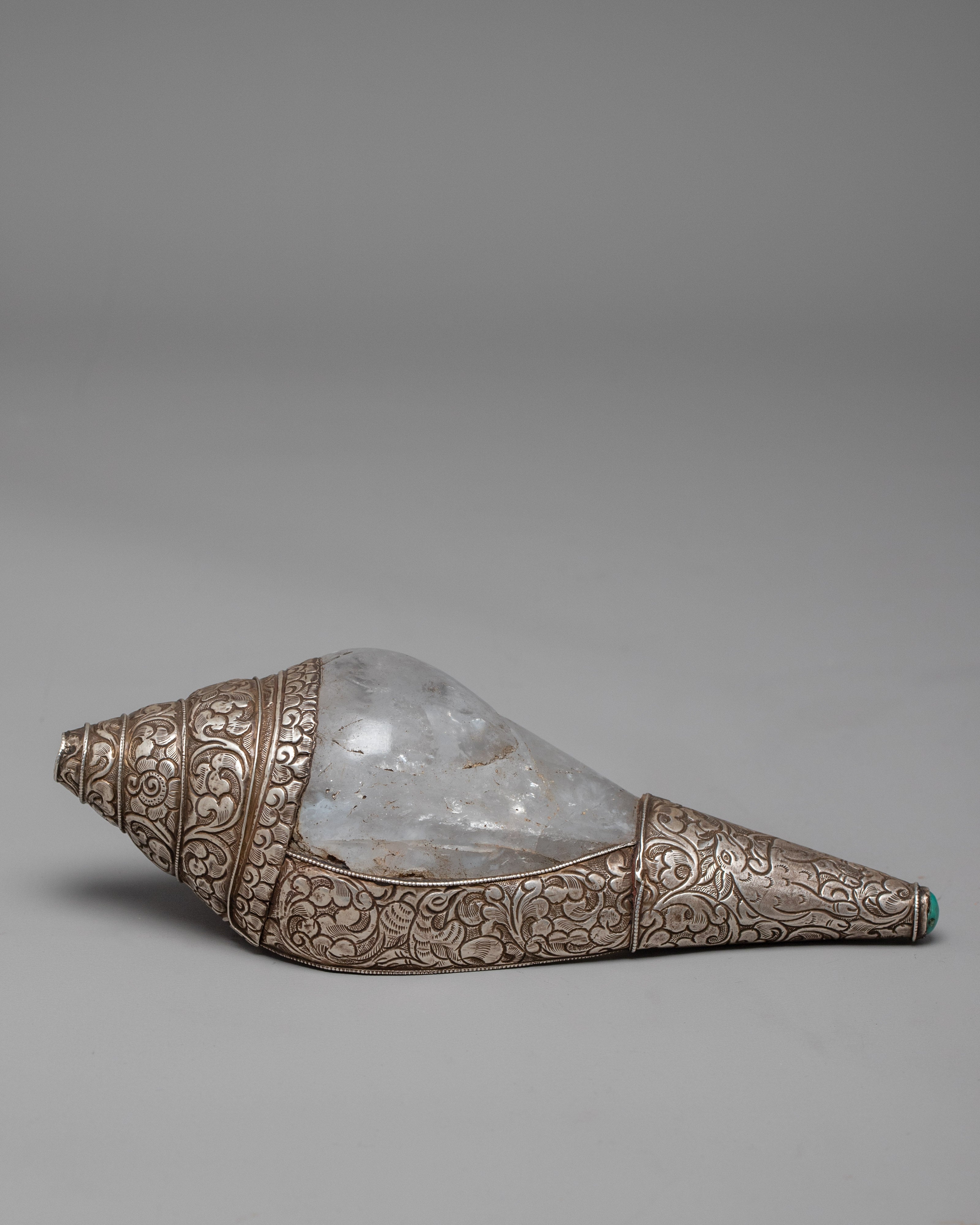 Crystal Conch Shell | Himalayan Treasure