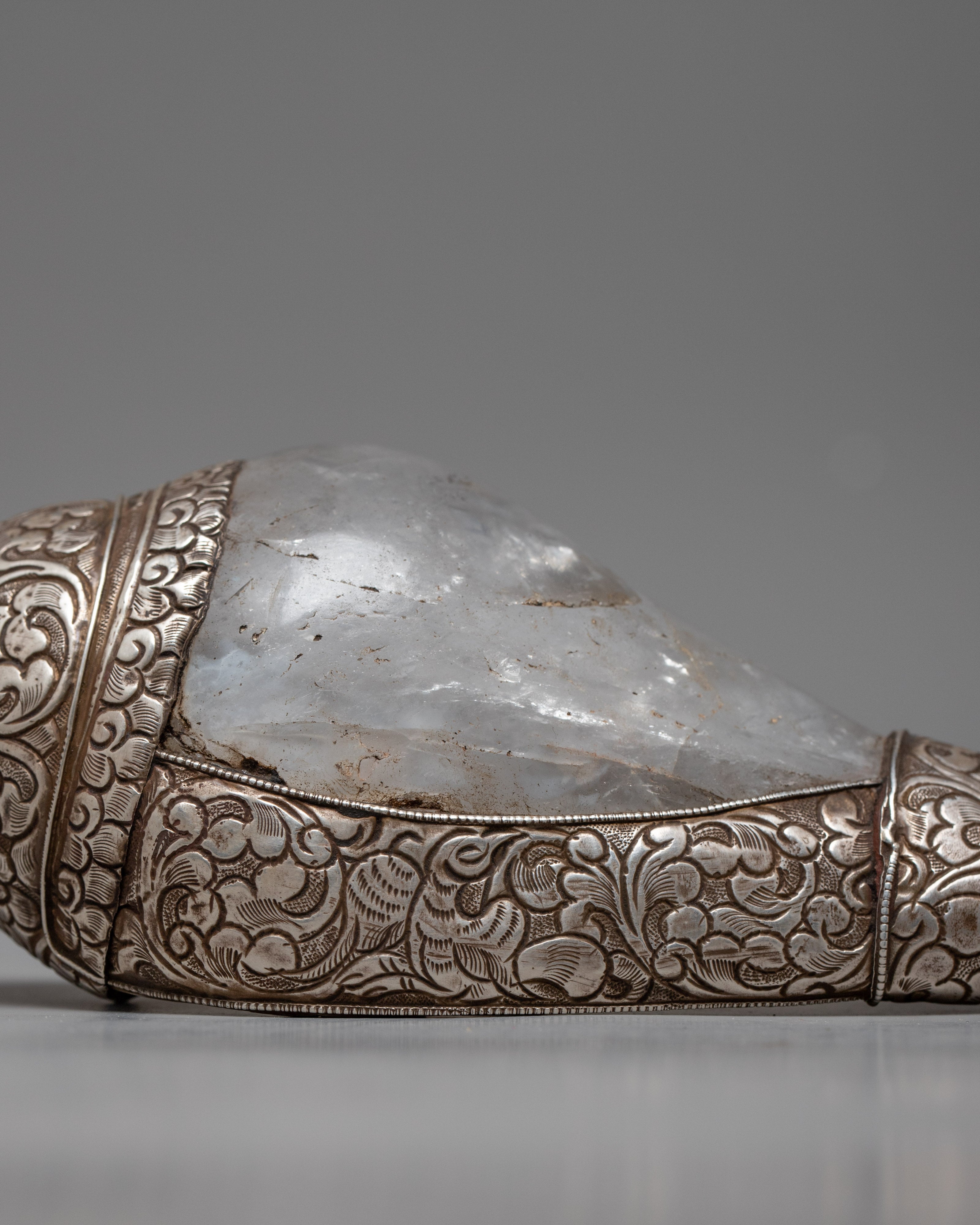 Crystal Conch Shell | Himalayan Treasure