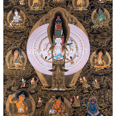 1000 armed Avalokitesvara bodhisattva