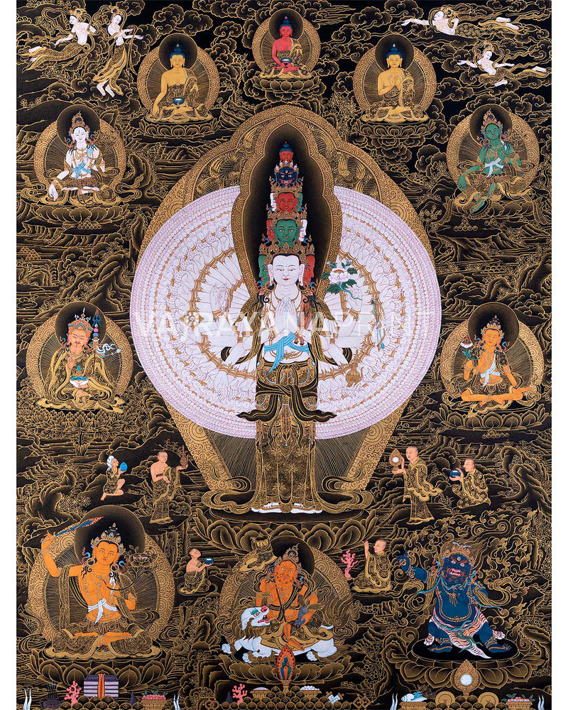 1000 armed Avalokitesvara bodhisattva