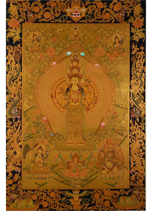 1000 Armed Avalokiteshvara Thangka | Wall Hanging Decoration