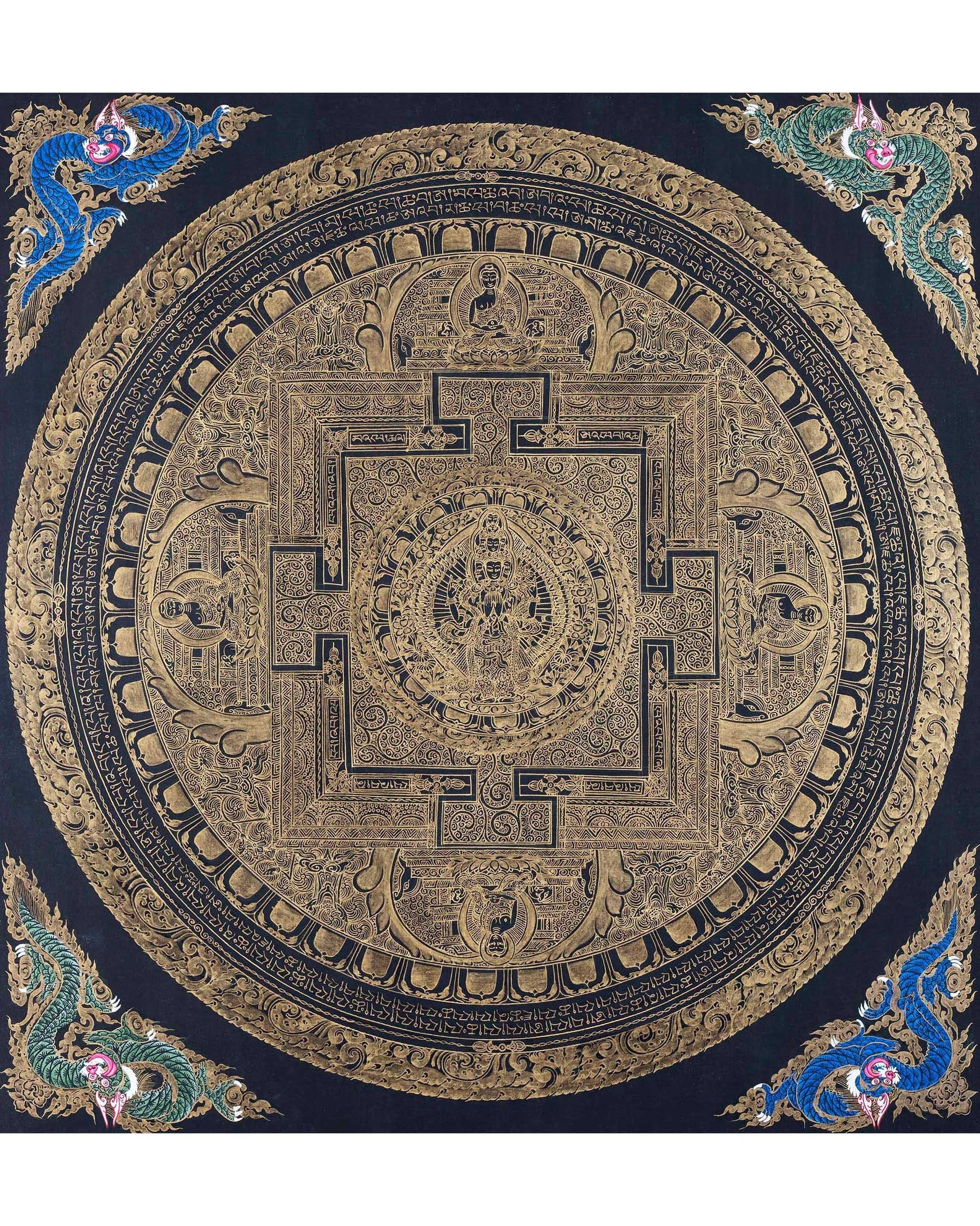 1000 Armed Chengrezig Mandala | Bodhisattva Painting