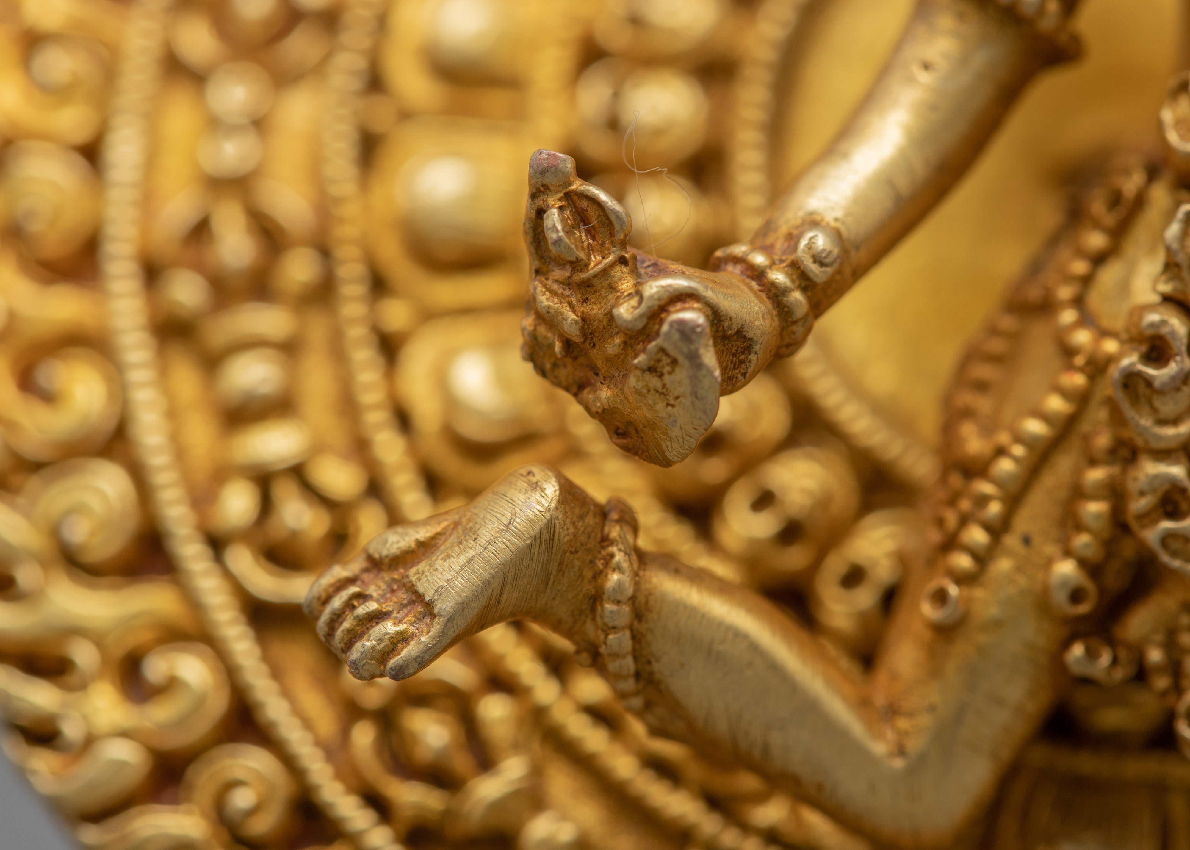 Gold Vajrayogini Statue | Tibetan Art