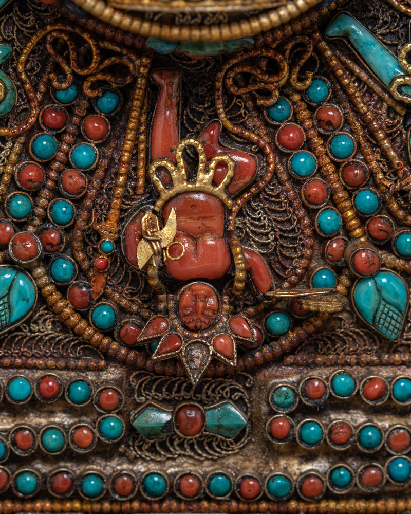 Mandala Wall Art | Asthamartika | Buddhist Vintage Decor