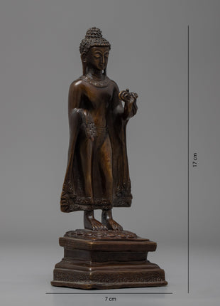 Standing Shakyamuni Buddha | Nepal Buddha Staue | Zen Room Decor