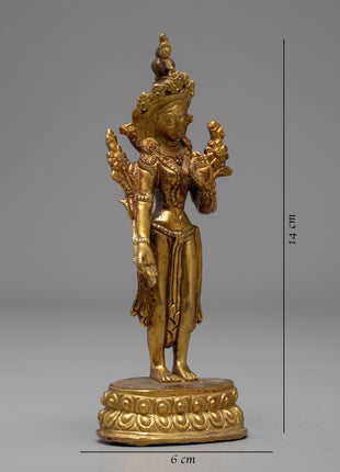 Chenresig Standing Statue | Decorative Statues | Art And Craft Antiques