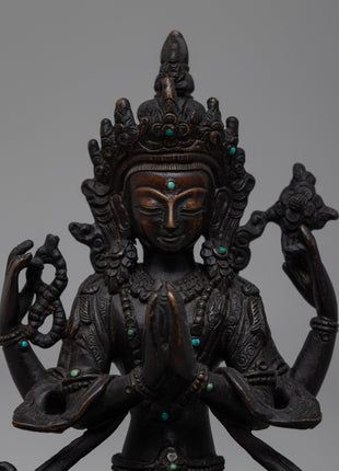 Chenresig Statue Decor | Garden Statues
