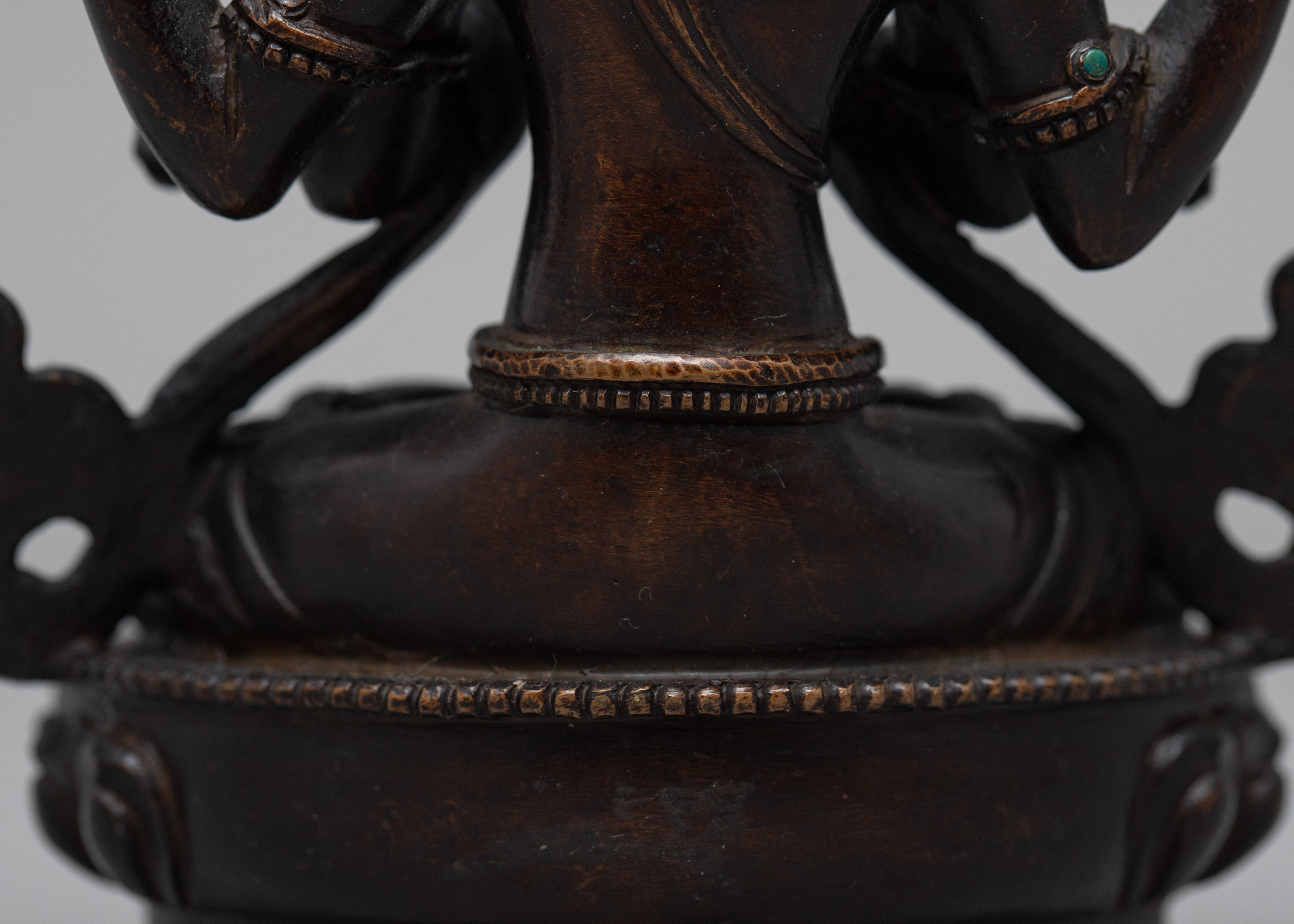 Chenresig Statue Decor | Garden Statues