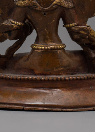 Classic Green Tara Statue | Art Deco Statue