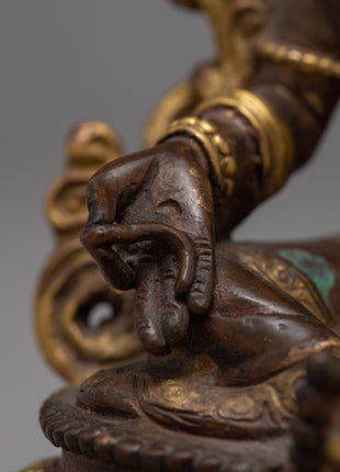 Classic Green Tara Statue | Art Deco Statue