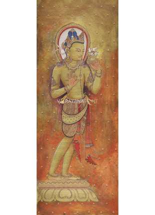  White Tara Buddha Goddess Thangka