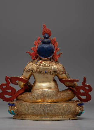 Crystal Kuber Statue | Wealth Deity Dzambhala | Gift For Buddhist