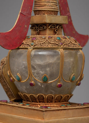 Crystal Buddha  Stupa | Antique Stupa Collection