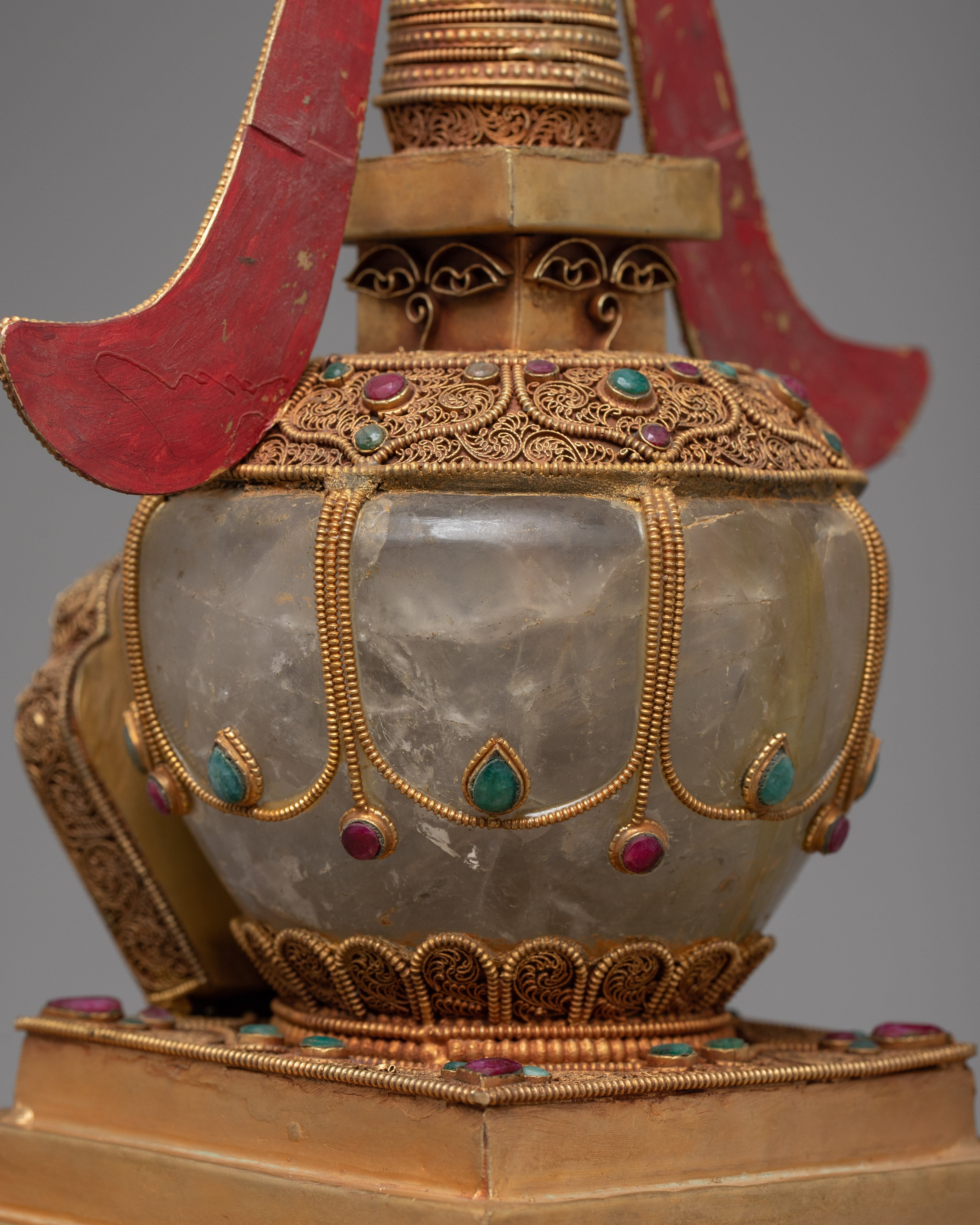 Crystal Buddha  Stupa | Antique Stupa Collection