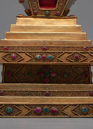 Crystal Buddha  Stupa | Antique Stupa Collection