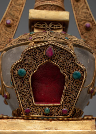 Crystal Buddha  Stupa | Antique Stupa Collection