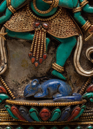Ganesh Square Frame | Handcrafted Wall Decoration