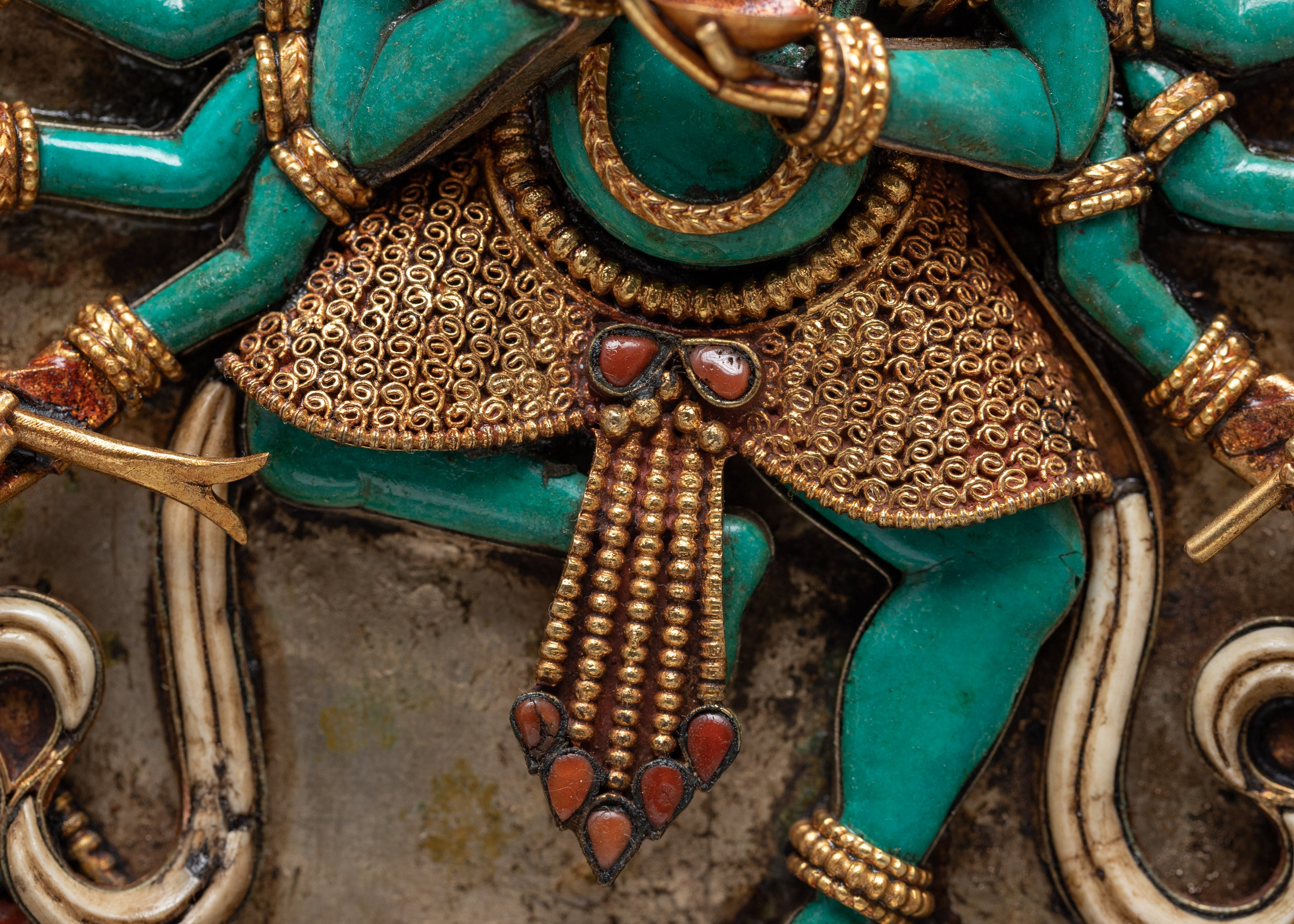 Ganesh Square Frame | Handcrafted Wall Decoration