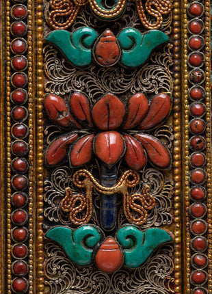 Ganesh Square Frame | Handcrafted Wall Decoration