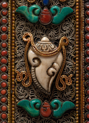 Ganesh Square Frame | Handcrafted Wall Decoration