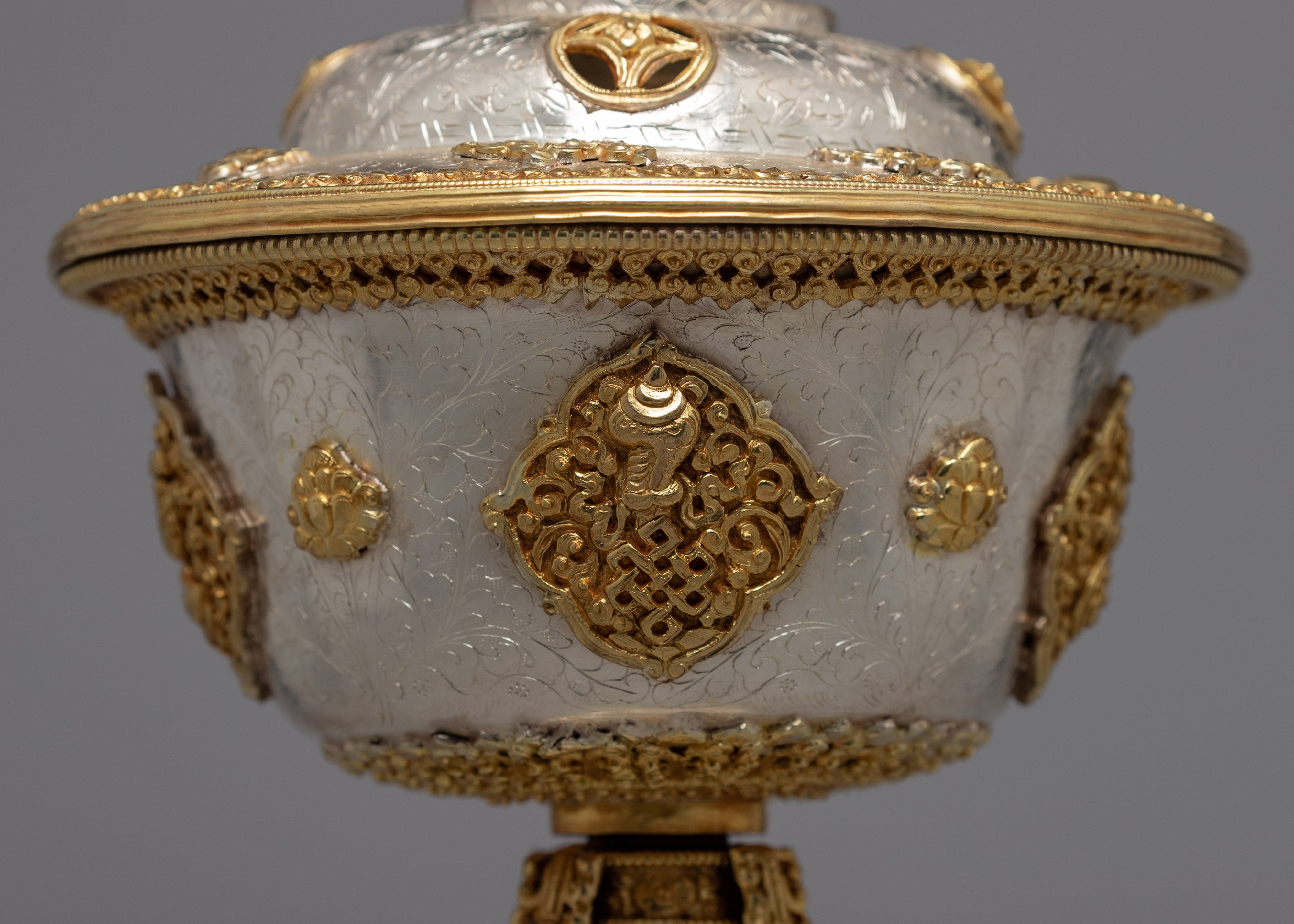 Handmande Butter Lamp | Tibetan Sliver Lamp