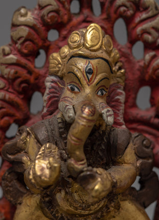 Vintage Ganesh Statue | Hindu God