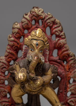 Vintage Ganesh Statue | Hindu God