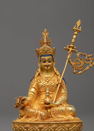 Guru Padmasambhava Sculpture | Traditional Buddhist Art