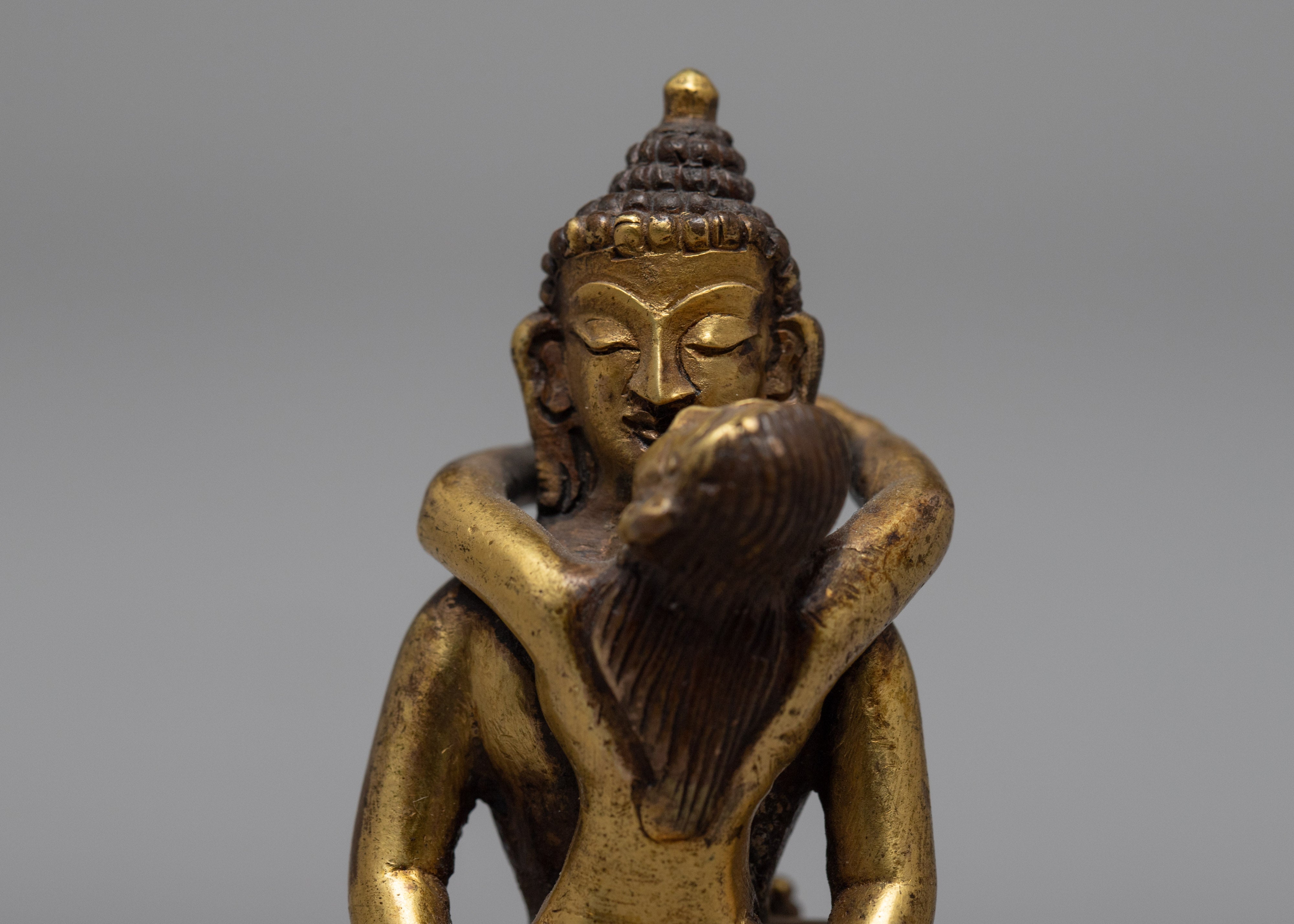 Samantabhadra with Consort | Vintage Decorative Statue | Artifacts