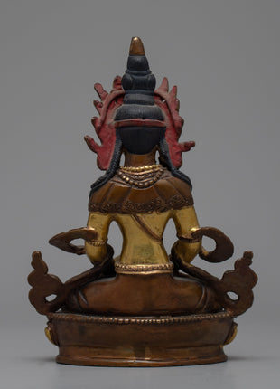 Buddha Amitayus Sculpture | Antique Art And Crafts | Decorative Statues