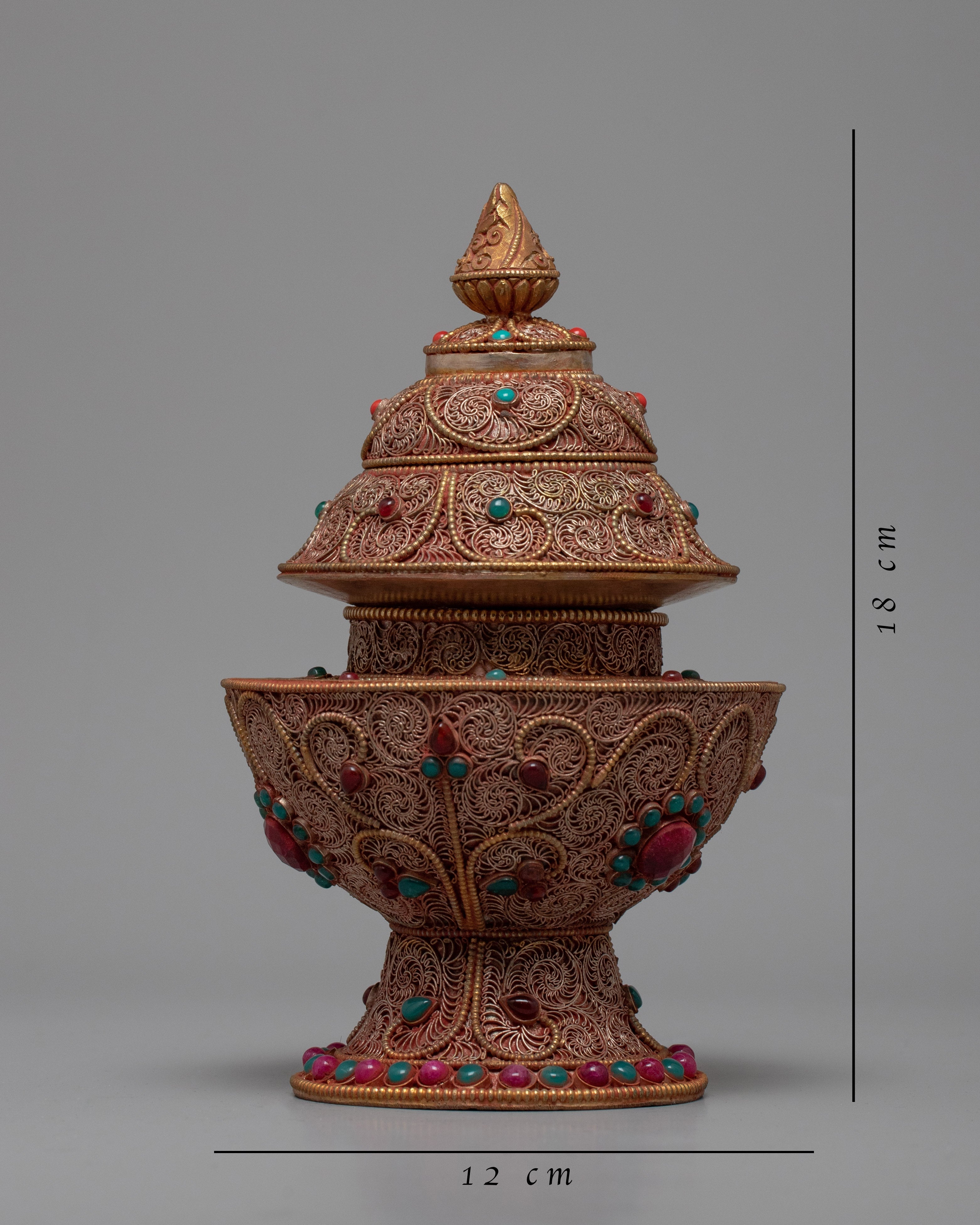 Vintage Rice Pot | Budhdist Item