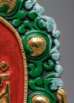 Kalachakra Symbol | Religious Buddhist Mantra | Antique Collectibles